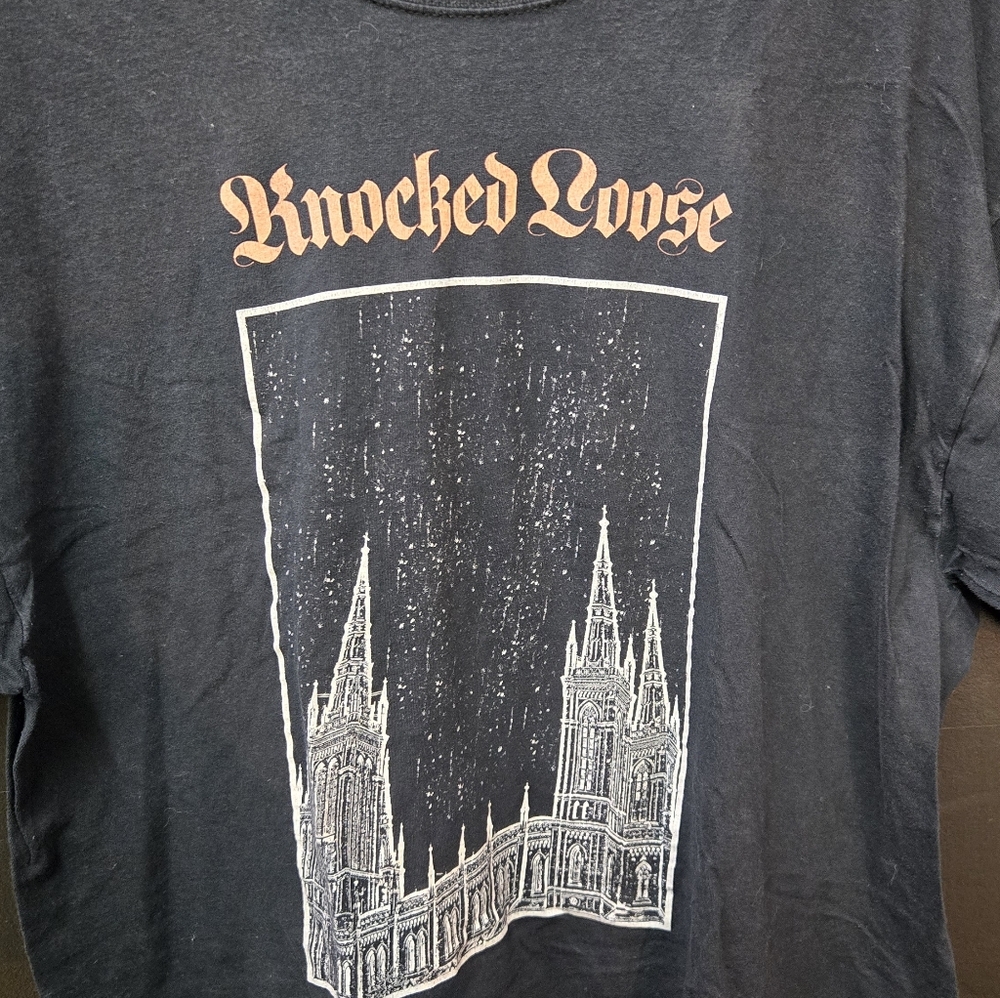 Knocked Loose Church Black TSHIRT XL Rare